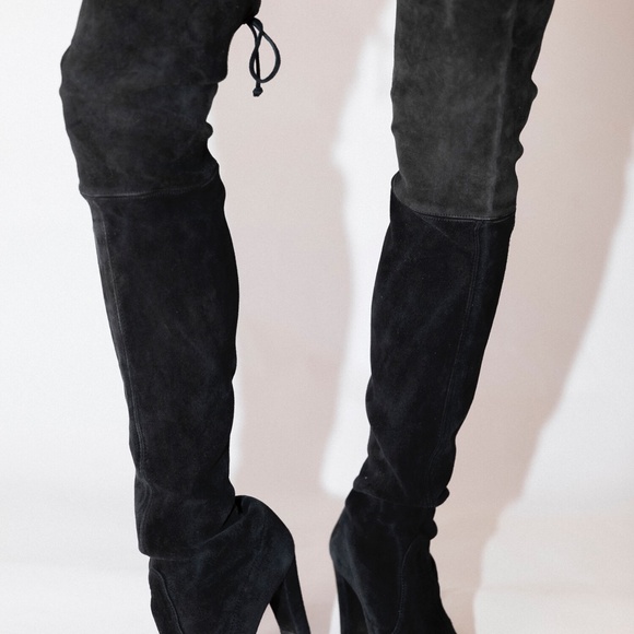 Stuart Weitzman Highland Boots Size 38.5 - Picture 5 of 9